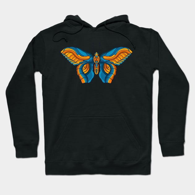 colorful butterfly Hoodie by Applesix